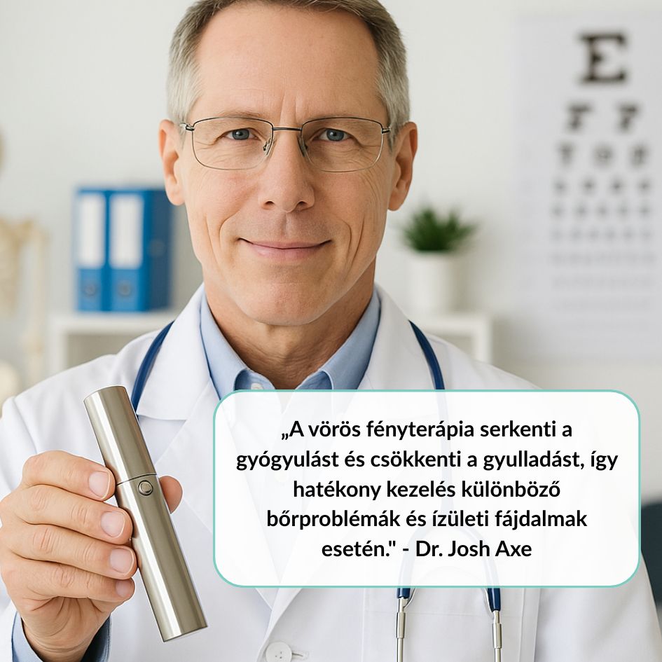 Vörösfényterápiás Lámpa - Gyulladáscsökkentésre