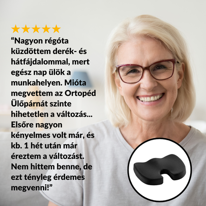 Anatómiai Ortopéd Ülőpárna Hátfájdalom és Isiász Ellen